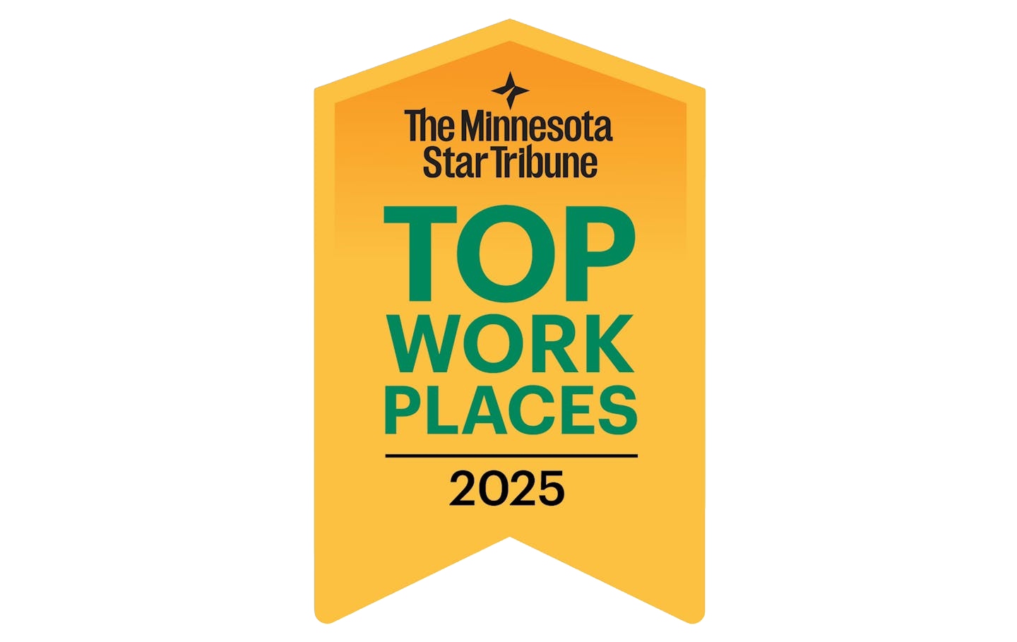The Minnesota Star Tribune Top Work Places 2025 Logo