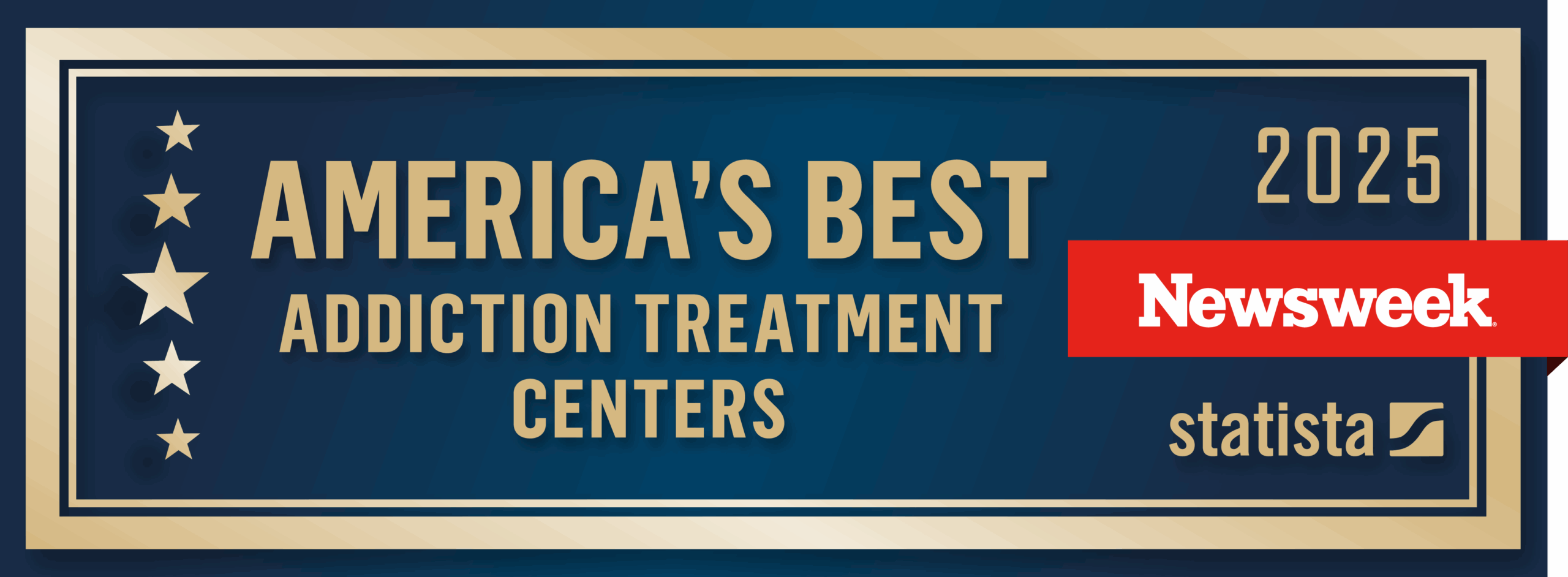 Newsweek America's Best Addiction Treatment Centers Logo